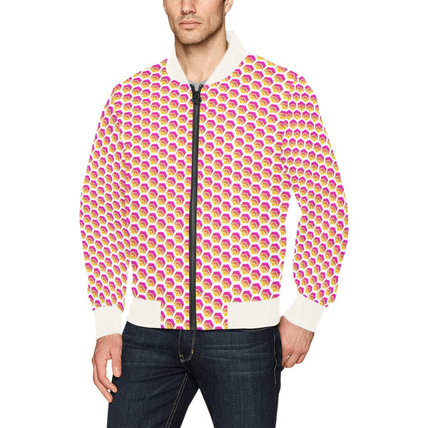 Hex Small Men's All Over Print Bomber Jacket