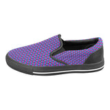 Pulses Small Black Slip-on Canvas Women's Shoes