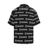 Hedron Combo White Men's All Over Print Hawaiian Shirt