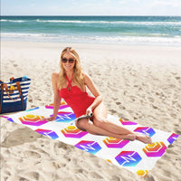 Hex Pulse Combo Beach Mat  32" x 71"