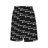 HEXdotcom Combo White All Over Print Basketball Shorts With Pockets