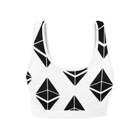 Ethereums Women's All Over Print Sports Bra