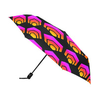Hex Black Anti-UV Automatic Umbrella (Outside Printing)