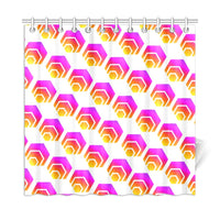 Hex Shower Curtain 72"x72" - Crypto Wearz