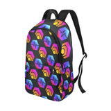 Hex Pulse Combo Black All-Over Print Unisex Casual Backpack