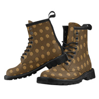 Hex Brown & Tan Men's PU Leather Martens Boots