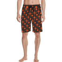 5555 Orange Men's All Over Print Casual Shorts