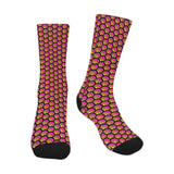 Hex Small Black Sublimated Crew Socks (3 Packs)