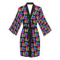 Hex PulseX Pulse Black Women's Long Sleeve Kimono Robe