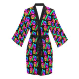 Hex PulseX Pulse Black Women's Long Sleeve Kimono Robe