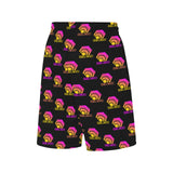 Hex Color Dot Com Black All Over Print Basketball Shorts With Pockets