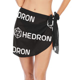 Hedron Combo White Women's Beach Sarong Wrap