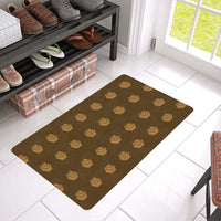 Hex Brown & Tan Doormat 30"x18" (Rubber)