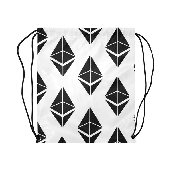 Ethereums Drawstring Bag (Large)