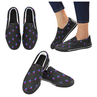 Pulse Small Black Men's Slip-on Canvas Shoes