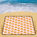 Shiba Inu Portable & Foldable Beach Mat 60"x 78"