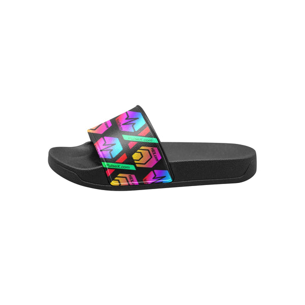 HPXdotCOM Black Kid's Slide Sandals