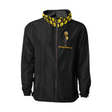 IM 3D BLK Unisex All Over Print  Hooded Windbreaker