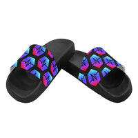 Pulse Black Men's Slide Sandals - Crypto Wearz