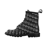 HEXdotcom Combo White Men's PU Leather Martens Boots