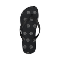 Hex Black & Grey Flip Flops (For both Men and Women)