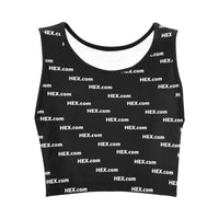 HEXdotcom White Women's Sports Bra