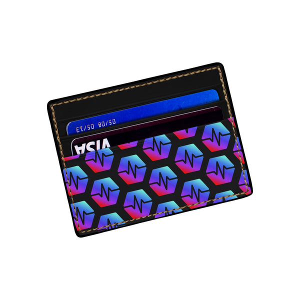 Pulse Black Card Holder (Two-Side Print)