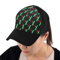 PulseX Black Unisex Baseball Cap