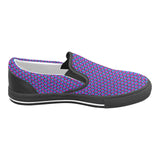 Pulses Small Black Men's Slip-on Canvas Shoes