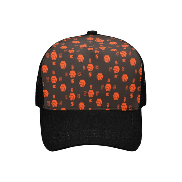 5555 Orange Unisex Baseball Cap