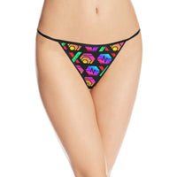 HPXdotCOM Black Women's G-String Panties