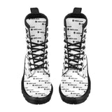 HEXdotcom Combo Women's PU Leather Martens Boots