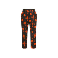 5555 Orange Men's All Over Print Casual Trousers