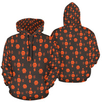 5555 Orange Men's All Over Print Hoodie