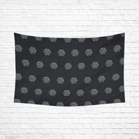 Hex Black & Grey Wall Tapestry 90"x 60"