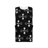 Hex Dot Com White Men's Open Sides Workout Tank Top