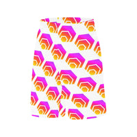 Hex All Over Print Basketball Shorts With Pockets