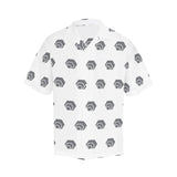 Hex Grey Men's All Over Print Hawaiian Shirt