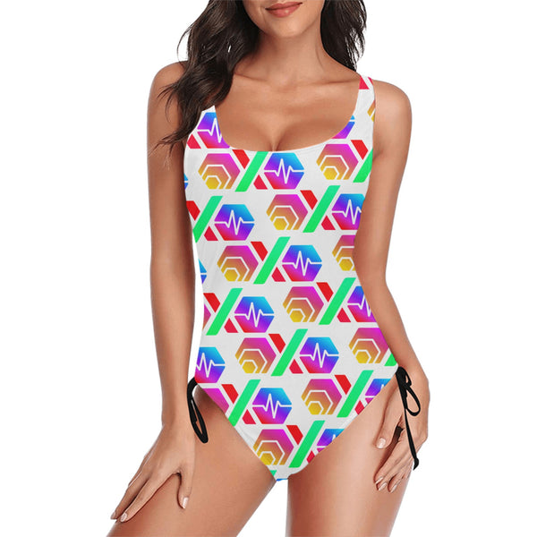 Hex PulseX Pulse Drawstring Side One-Piece Swimsuit