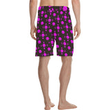 5555 Pink Men's All Over Print Casual Shorts