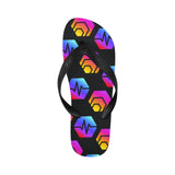 Hex Pulse Combo Black Flip Flops (For both Men and Women)