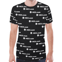 HEXdotcom Combo White Men's All Over Print Mesh T-shirt