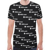 HEXdotcom Combo White Men's All Over Print Mesh T-shirt