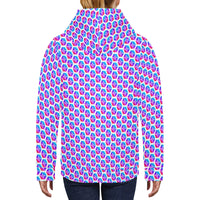 Pulses Small Women's All-Over Print Hoodie