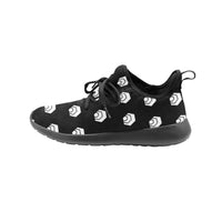 Hex White Black Women's Slip-On Sneakers