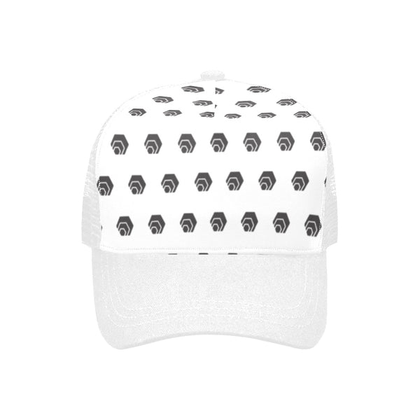 Hex Black White Unisex Baseball Cap