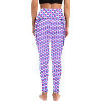 Pulses Small All Over Print High Waist Leggings with Pockets