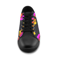 Hex Black Tapered Women's Canvas Shoes