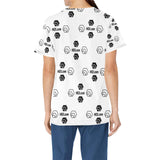 Hex Dot Com Women's All Over Print Scrub