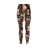 Richard Heart Faces Women's High-Waisted Leggings